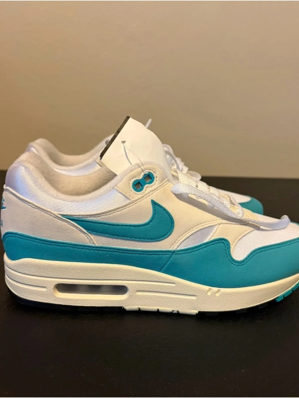 Nike Air Max 1 Aquatone Teal White Women’s 9.5 New With Tags